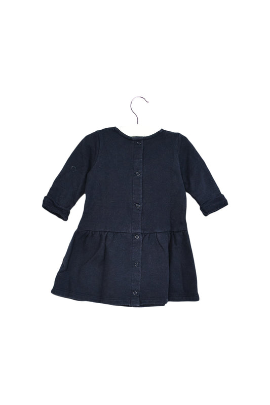 Navy Petit Bateau Sweater Dress 12M at Retykle