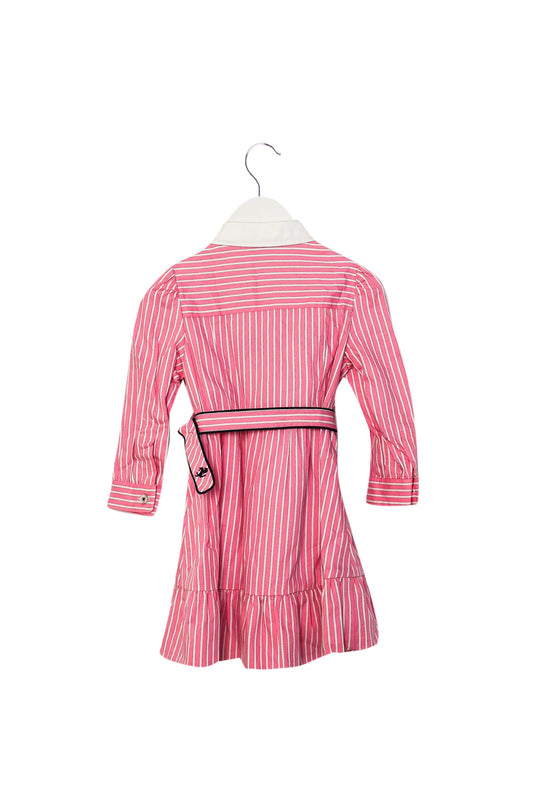 Pink Ferrari Long Sleeve Dress 2T at Retykle