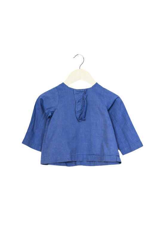 Blue Jacadi Long Sleeve Top 12M at Retykle